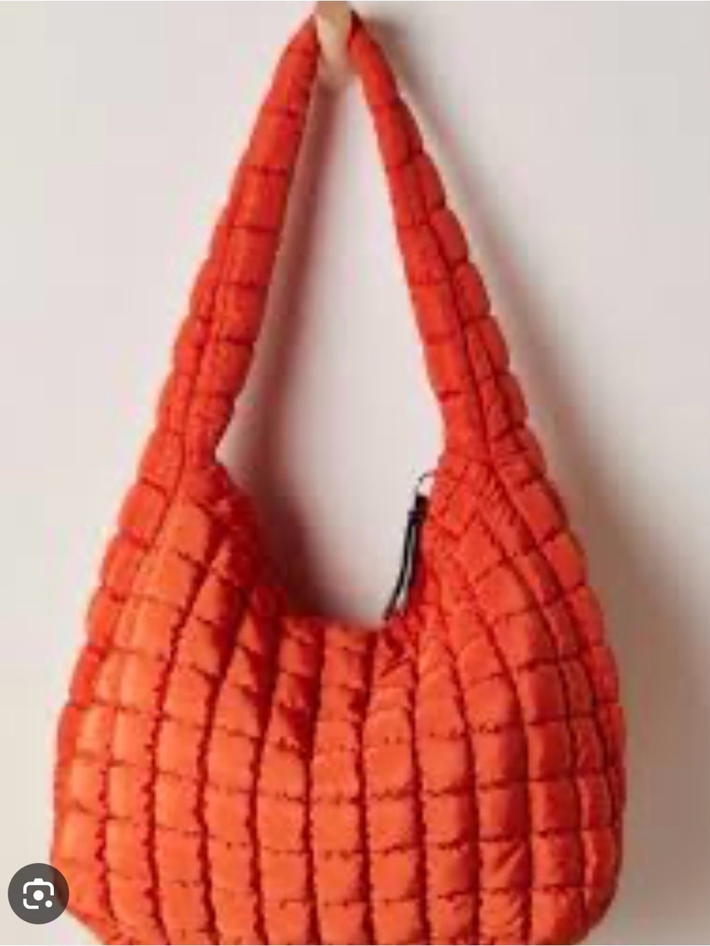 FP Movement Orange Quilted Shoulder Bag
